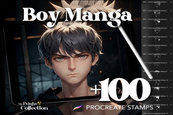 100 Procreate Head Boy Manga Stamps: A Practical Evaluation