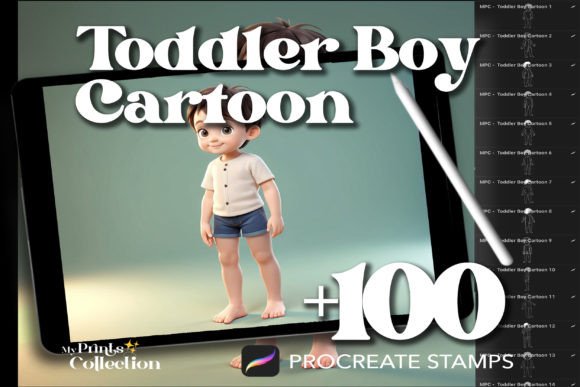 100 Procreate Toddler Boy Cartoon Stamp: A Strategic Asset for Digital Creators