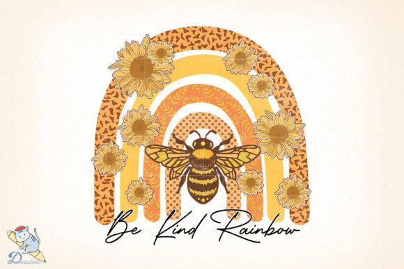 Be Kind Rainbow Sunflower: A Vibrant Digital Art Resource for Creators