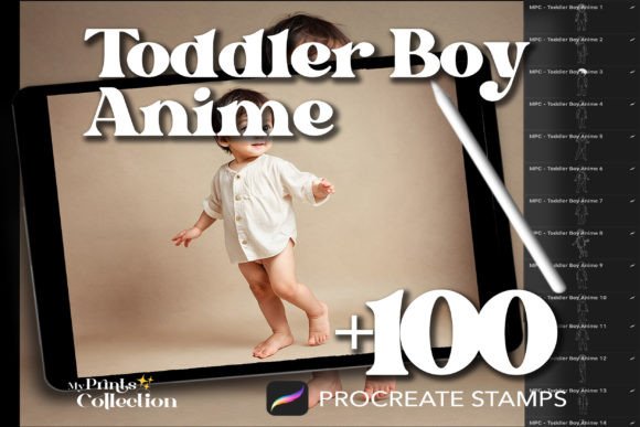 Evaluating the 100 Procreate Toddler Boy Anime Stamps for Digital Illustration