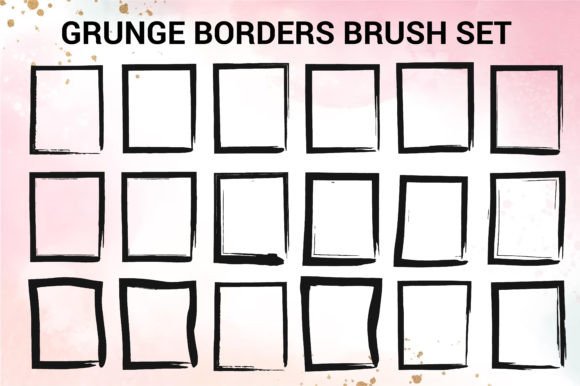 Free Grunge Borders Brush Set: A Strategic Asset for Professional Design