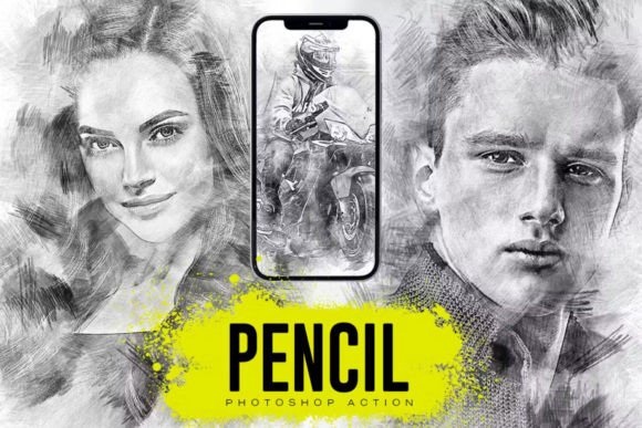 Pencil Photoshop Action: Transforming Photos into Artistic Drawings