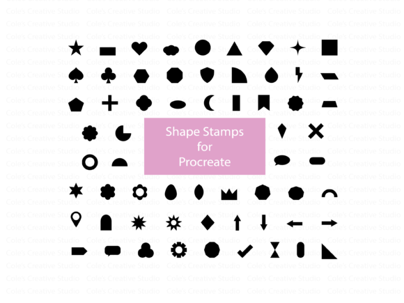 Procreate Filled Shape Stamp Brush Set: A Practical Evaluation for Digital Artists