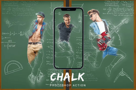 Transforming Digital Imagery with the Chalk Photoshop Action
