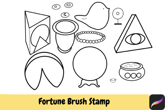 Unlock Your Creativity with Fortune Brush Stamps Procreate IPAD