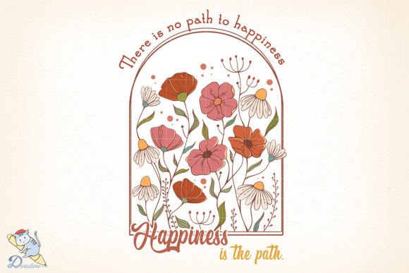 Wildflower Happiness is the Path: A Guide to Digital Art for Creative Projects