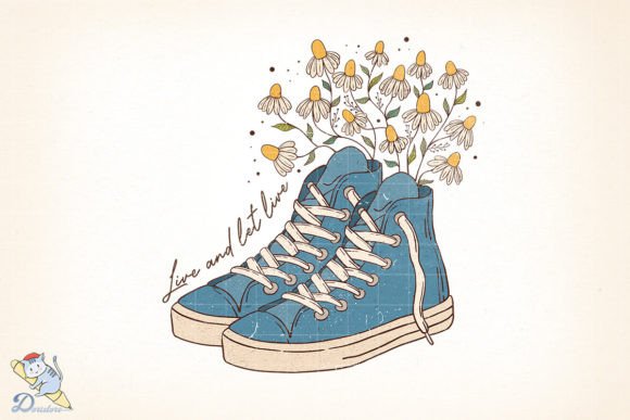 Wildflower Live and Let Live Digital Art